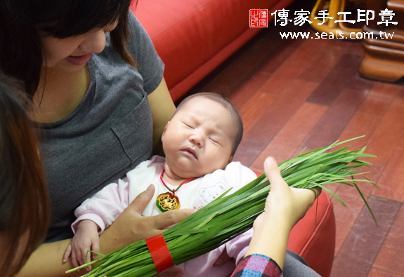 吳寶寶(台中北屯區到府嬰兒寶寶滿月剃頭理髮、免費到府嬰兒剃胎毛儀式吉祥話)。到府剃頭剃胎毛主持、專業拍照、DVD光碟、證書。★購買「臍帶章、肚臍章、胎毛筆刷印章」贈送：剃頭、收涎、抓周，三選一。2015.12.06 照片9